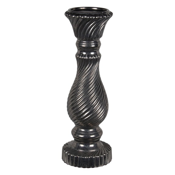 Large Candle Holder-Silver
