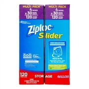 Ziploc Storage Bags, Gallon, 120 Ct