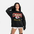 thumbnail image 4 of Women's Gameday Couture  Black Kansas City Chiefs Powerhouse Play Premium Fleece Sweatshirt, 4 of 6