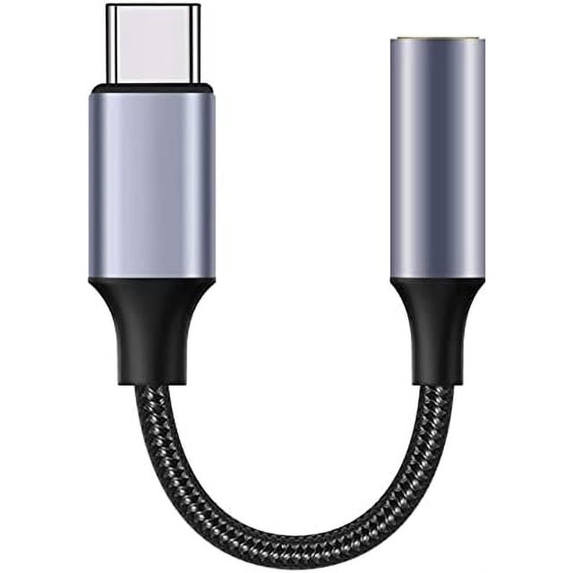 Adaptador USB C a conector de auriculares de 3,5 mm XCF compatible con Pixel 6 5 4 3 2 XL iPad Pro 2022 2021 2020 2018