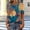 (Fashion 63)Navy, variant on Aimik Women's Plus Size Top Summer Fashion Floral Print 3/4 Sleeve Crew Neck T-Shirt Loose Fitting Casual Pullover