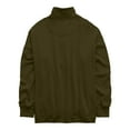 thumbnail image 5 of idosla Womens Oversized Sweatshirt Long Sleeve Henley Pullover Tops 2025 Fall Casual Button Loose Fit Teens Fashion Outfits (Army Green, XL), 5 of 6