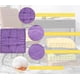 thumbnail image 4 of Nvzi Cojines para silla, para exterior, interior, cojín grueso para banco,cojines de invierno para silla, para dormitorio, balcón, coche, oficina, patio, sofá, viaje, morado, cuadrado, 16", 4 of 5