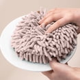 thumbnail image 4 of Honmine Chenille Hedgehog Hand Towel, Cute Animal Shaped Absorbent Hand Wipe with Hanging Loop, Soft Thick Fabric Towel for Bathroom and Kitchen Decoration, 4 of 8