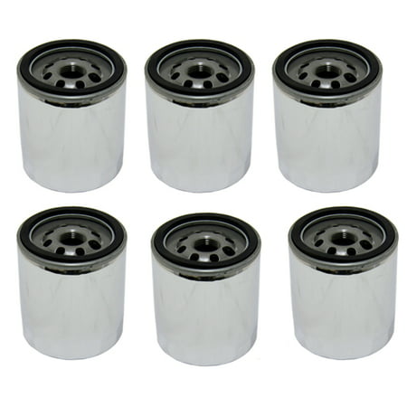 Factory Spec, 32-0023, Oil Filter 6 Pack Harley Twin Cam 88 (Best Oil For Harley Twin Cam)