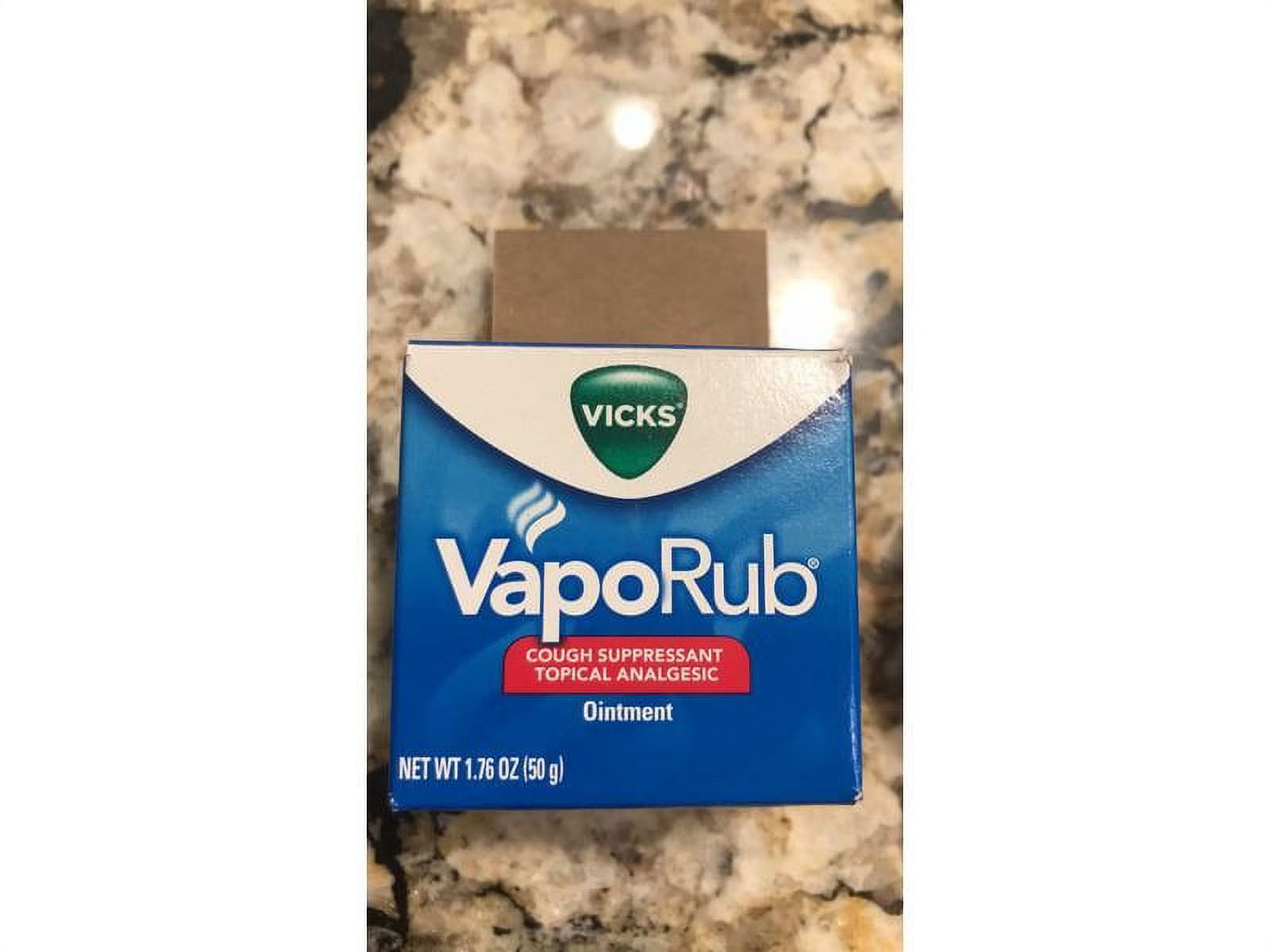 Vicks VapoRub Topical Cold & Cough Suppressant Ointment Gel, 1.76oz, 4-Pack