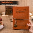 thumbnail image 2 of Cuaderno Zhitongda, diario de piel para nieta, 21 x 15 cm, 2 of 7