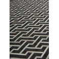 thumbnail image 4 of Exquisite Rugs Area Rug Berlin 5X8 Handmade Hand-Stitched Leather/Viscose Charcoal/Ivory, 4 of 4