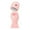 Pink, variant on GDREDA Velvet Knitted Winter Scarf Set for Men and Women Cozy Two Piece Cold Weather Accessory White,One Size