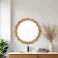 thumbnail image 7 of Sintosin 24 Inch Round Woven Rattan Wall Mirror for Bedroom Living Room Bathroom Farmhouse Decor, 7 of 7