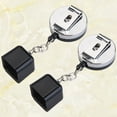 thumbnail image 3 of HLONK 2Pcs Retractable Snooker Clips Billiards Pool Cue Chalk Holder Black Number Eight Chalk Tip Holder for Snooker Billiard Accessories (Assorted Color), 3 of 8