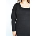 thumbnail image 4 of Vestido de gamuza Roman Fashion Tallas Extras 4304 Negro 40, 4 of 6