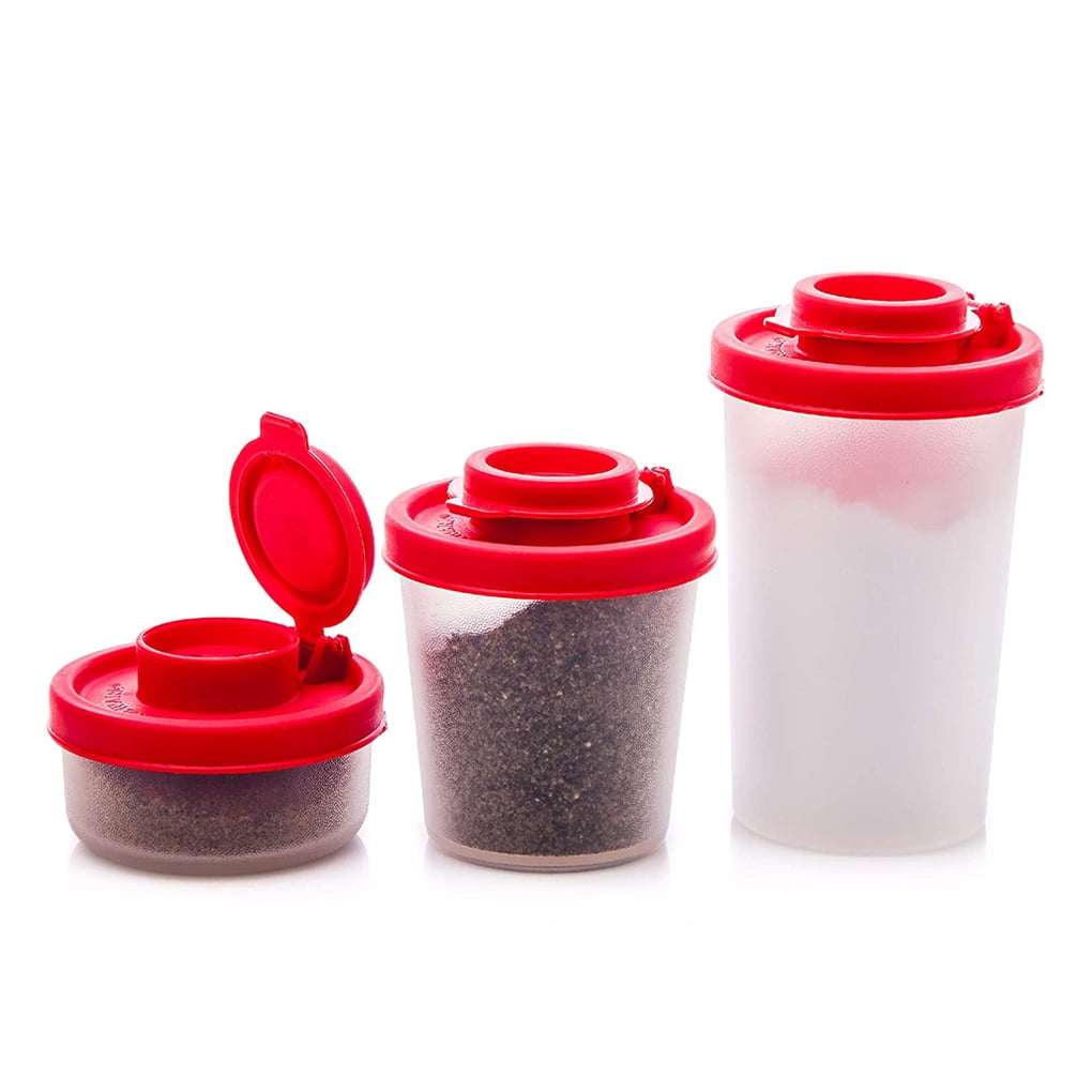 Machinehome Pepper Shaker Plastic Kitchen Salt Shaker Holes Barbecue