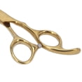 thumbnail image 3 of Tijeras para barba de acero inoxidable para el hogar, barbería, tijeras de corte de pelo portátiles para hombres y mujeres, color dorado, 3 of 8