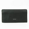 Authenticated Used Fendi 7M0186 Unisex Leather Long Wallet (bi-fold) Black