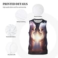 thumbnail image 3 of Sikiie Fox Couple Basketball Jersey Reversible Men's Mesh Athletic Sports Shirts Training Practice S-4XL3X-Large, 3 of 6