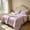 Purple, variant on WLAGOOD Voile Gauze Polyester Quilt,78.7 x 59.1in Cloud Soft Cool Feeling Double Sided Bedding,Stitch Reinforced Washable Comforter for All Season Use