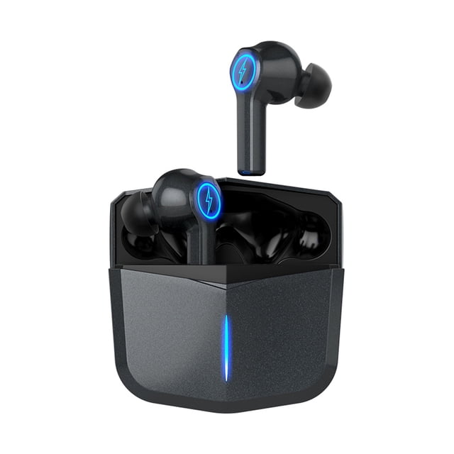 Auriculares Bluetooth-Compatible con HIFI Control Táctil Cargar Voz Llamada Smart Phone Sport Gaming Auriculares Auriculares con Caso Iron Gris Advancent EL014577-01B