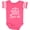 Football Pink and White, variant on Inktastic Mimi and Pappy Love Me Boys or Girls Baby Bodysuit
