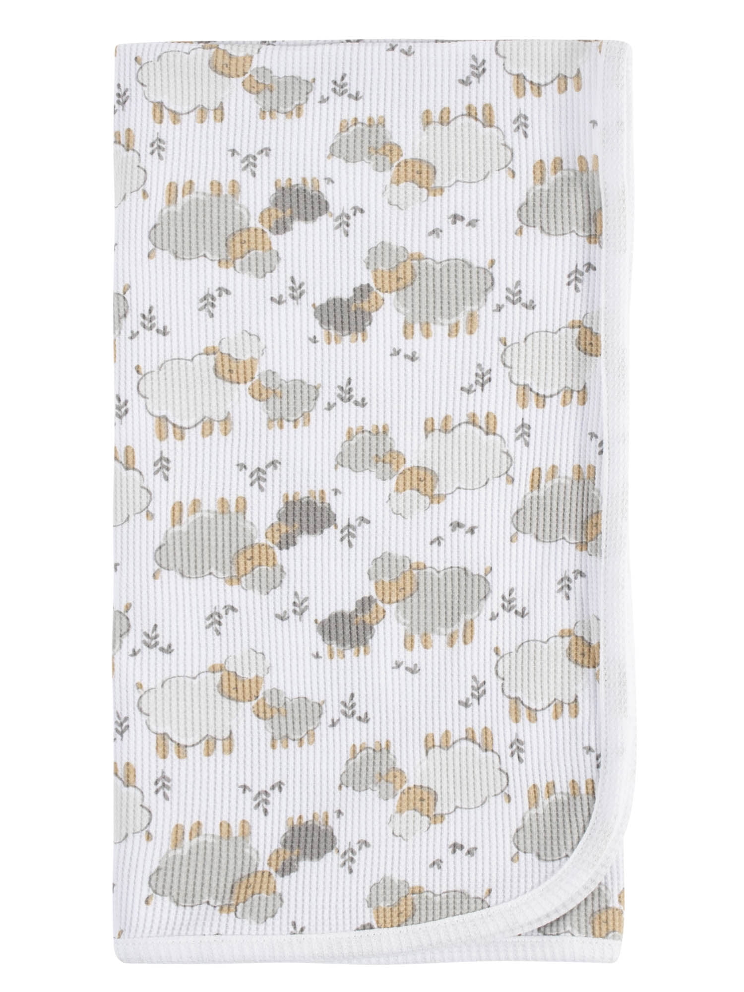 Parent´s Choice Baby Neutral Sheep Thermal Blankets, 2-Pack, Gray Moonlight