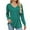 Dark Green, variant on MIXUE Boho Tops For Women Summer Solid Color V Neck Long Sleeve Casual Basic Soft Pullover Shirts For Women T-shirts Outwear,Red,S
