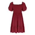 thumbnail image 6 of Nskgu Tween Girls 2025 Summer Dresses Kids Polka Dot Dress Girls Spring Dresses Size 4-14 Years, 6 of 6