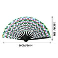 thumbnail image 3 of Lilixerw Folding Hand Rave Fan,Popping Fan for Ground Dance,Party,Decoration,Festival,13 inch, 3 of 9