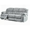 thumbnail image 3 of Modern Grey Polyester Reclining Sofa 220×80×75cm with Manual Mechanism, 3 of 8