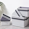 thumbnail image 4 of Guardoinrt Convenient Storage Box With Premium For Forks And Spoons Etc Storage Basket grey mini 1Set, 4 of 6