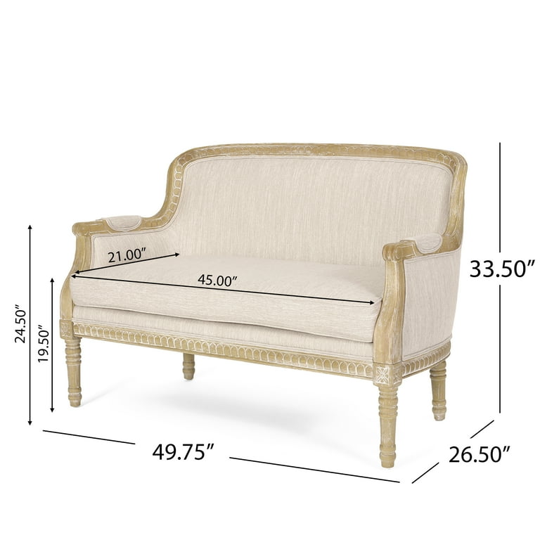French country settee loveseat deals
