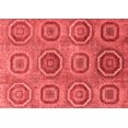 thumbnail image 1 of Ahgly Company Machine Washable Indoor Rectangle Abstract Red Modern Area Rugs, 8' x 12', 1 of 4
