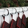 thumbnail image 2 of Haute Decor The Original MantleClip®  Christmas Stocking Holder 4-Count, Oil-Rubbed Bronze, 2 of 6