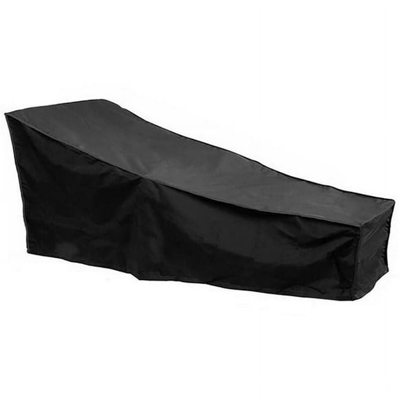 Stylish Patio Chaise Lounge Preserver, UV-resistance Cover For Uninterrupted Outdoor Comfort, Water Resistant Patent Leather