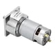 thumbnail image 2 of DC Geared Motor Self Locking Aluminum Alloy Shell Brass Coil Micro Turbine Worm Gear Motor DC24V 3.8A 45RPM 21.2KG.FCM, 2 of 5