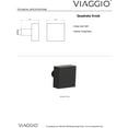 thumbnail image 7 of Viaggio Clomlnqad_Dd Motivo Solid Brass Non-Turning Two-Sided Dummy Door Knob Set - Chrome, 7 of 7