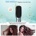 thumbnail image 6 of 6 in 1 Hot Air Hair Brush 60000RPM Powerful Negative Ionic Blow Dryer with 3 Temp Left&Right Air Curler Wand,1000W Thermal Air Brush,Hair Straightener Brush,Style Volumizing Brush Gold Black, 6 of 14