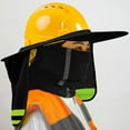 thumbnail image 3 of TCCFCCT Hard Hat Sun Shade, Hard Hat Accessories, Full Brim, Man& Woman, (Hard Hat Not Included), Black, 2 Pack, 3 of 6