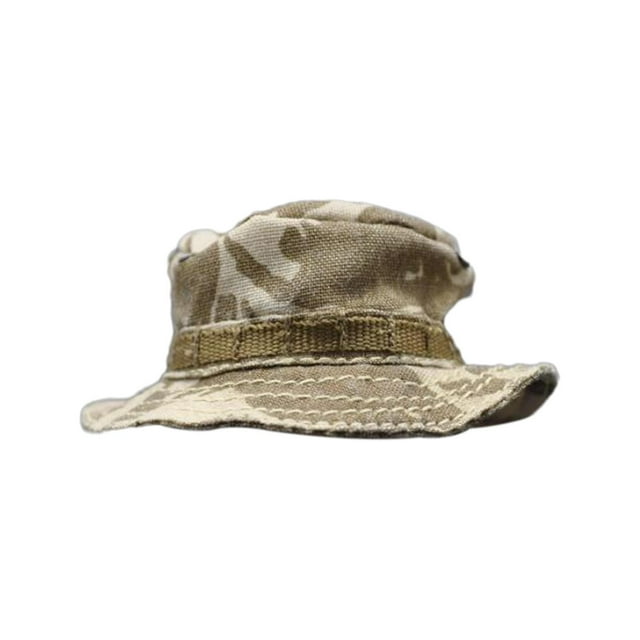 Sombrero de pescador de ala ancha a escala 1/6, gorra para figura masculina, disfraz de soldado en miniatura retro Caqui