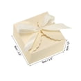 thumbnail image 2 of Unique Bargains Gift Boxes, 10 Pcs Wedding Gift Boxes with Ribbon 3.5 x 3.5 x 2 Inch Yellow, 2 of 6