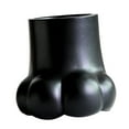 thumbnail image 4 of Florero de Cerámica con Forma de Garra de Gato, Florero de , Elegante Recipiente para Arreglos Florales Hecho a Mano para Cocina, Estudio, Of Negro, 4 of 8