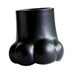 thumbnail image 4 of Jarrón de cerámica con forma de garra de gato, decorativo, versátil, elegante y contemporáneo. Negro, 4 of 9