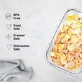 thumbnail image 3 of JUST COOK Airtight Speckled Plastic Food Storage Container with Lid, 3L, Clear, 3 of 4