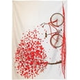 thumbnail image 6 of Coolnut 54"x72" Red Trees Bikes Tablecloth, Modern Table Cover for Home Decoration Spill Proof Cloth, Washable for Dinner Picnices, 6 of 6