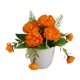 thumbnail image 1 of Flores artificiales en macetas de plástico planta de simulación oficina en casa decoración floral falsa, azul 5 flores Monstrate HA7823-06B, 1 of 3