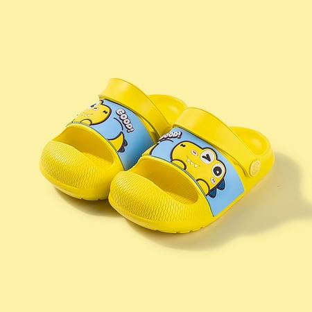 

Levmjia Girls Shoes Slippers Sandals Clearance Summer Summer Dinosaur Soft-soled Non-slip Eva Male And Female Baby Children s Slippers