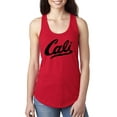 thumbnail image 1 of MmF - Women's Racerback Tank Top, up to Women Size 2XL - California Cali, 1 of 5