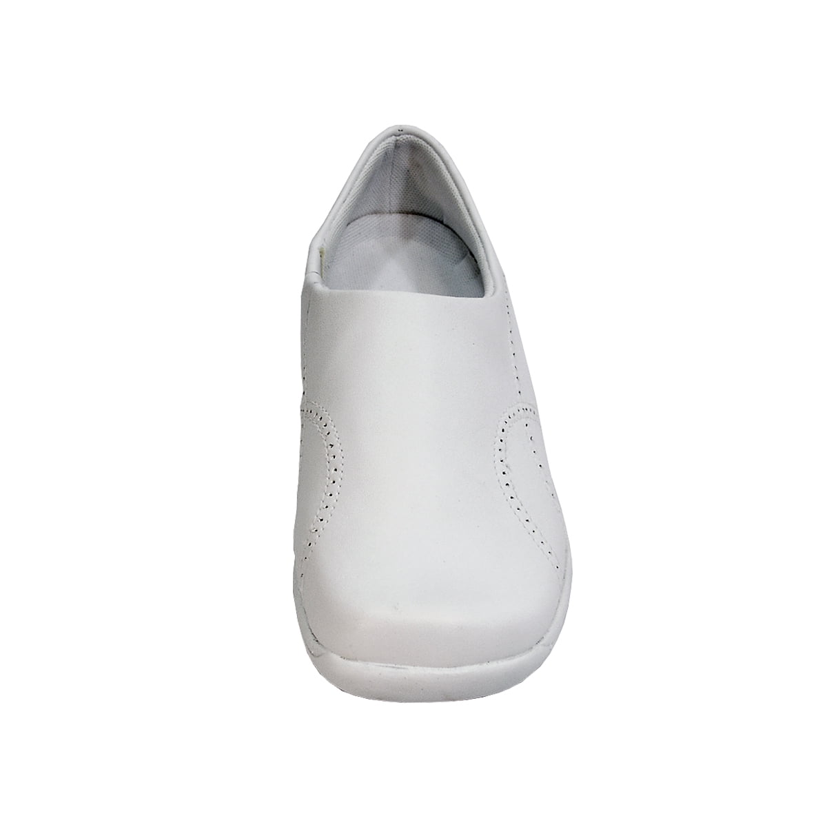 24 HOUR COMFORT Sofia Wide Width Comfort Shoe For Work and Casual Attire WHITE 8