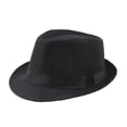 thumbnail image 2 of Sunjoy Tech Unisex Classic Fedora Hat Panama Wide Brim Hat Sun Hats Casual Jazz Linen Beach Sunhat for Women Men, 2 of 7