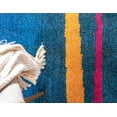 thumbnail image 5 of Unique Loom Indoor Round Floral Modern Area Rugs Blue/Pink, 8' 0 x 8' 0 Round, 5 of 8