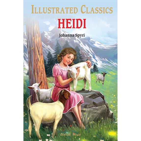 Heidi for Kids: Illustrated Abridged Children Classics English Novel with Review Questions, (Hardcover)